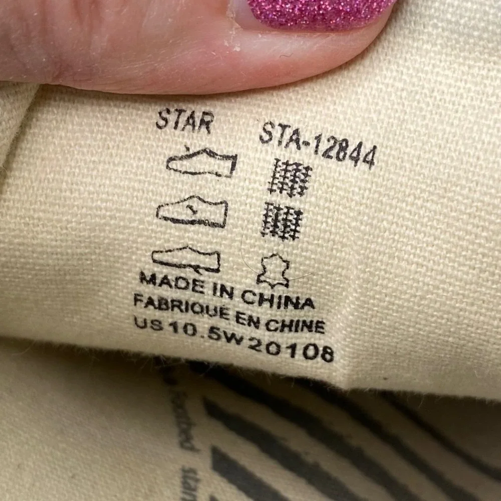 TAOS Star Canvas Lace Up Low Top Sneakers Shoes Charcoal Gray Size 10.5 - Picture 9 of 10